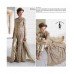 12003 BEIGE ZOYA STYLISH WEDDING WEAR DRESS